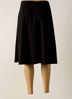 Jupe mi-longue stretch noir GREGORY PAT femme