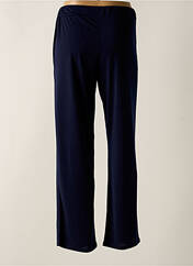 Pantalon droit bleu UNICA PLUS pour femme seconde vue