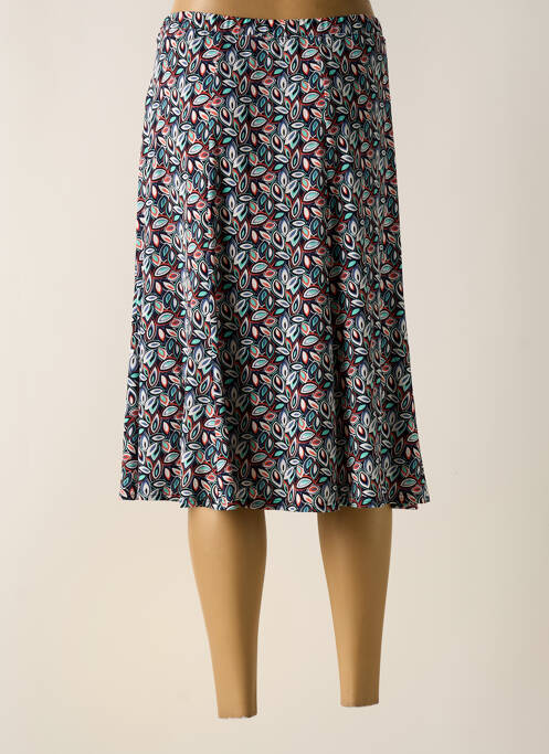 Jupe mi-longue bleu GEVANA pour femme
