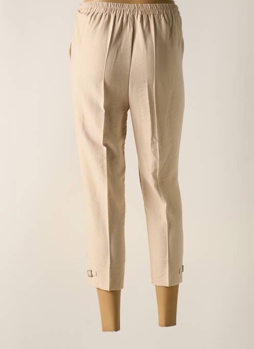 Pantalon 7/8 beige GEVANA pour femme