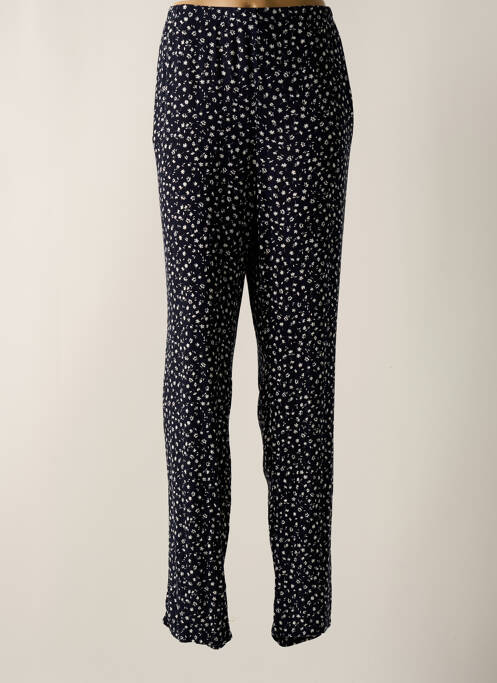 Pantalon droit bleu GUY DUBOUIS pour femme