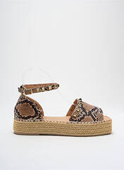 Espadrilles marron ERYNN pour femme seconde vue