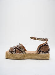 Espadrilles marron ERYNN pour femme seconde vue