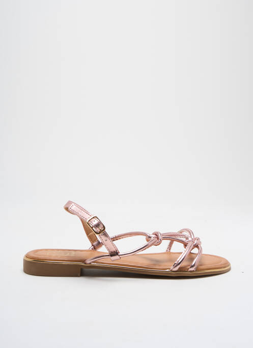 Sandales/Nu pieds rose ERYNN pour femme