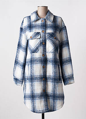 Veste casual coupe droite bleu C'EST BEAU LA VIE femme