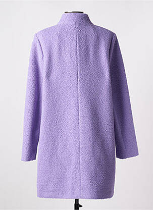 Manteau long coupe droite sans capuche violet STREET ONE femme