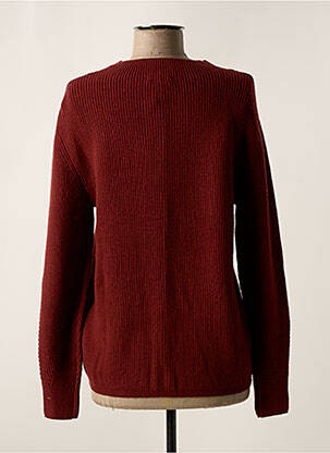 Pull resserrée sur le bas manches longues rouge STREET ONE femme