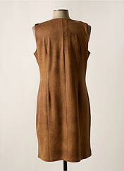 Robe mi-longue marron JULIE GUERLANDE pour femme seconde vue