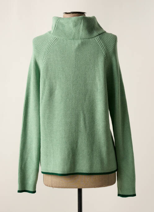 Pull col roulé vert STREET ONE femme