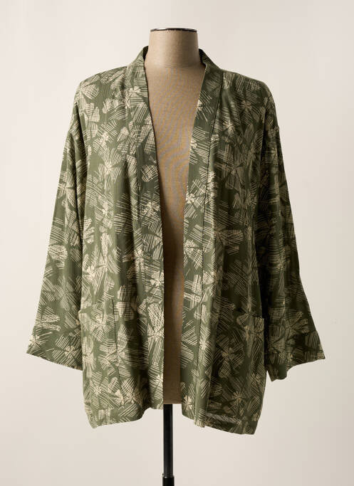 Veste kimono vert JULIE GUERLANDE pour femme