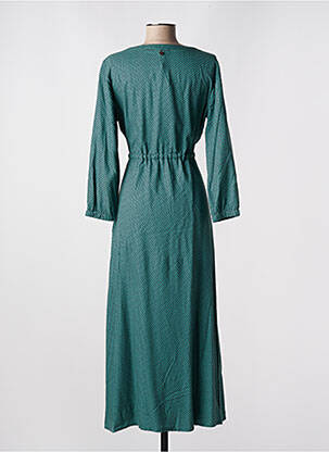 Robe longue manches longues manches longues vert STREET ONE femme