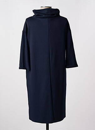 Robe mi-longue manches 3/4 manches 3/4 bleu STREET ONE femme