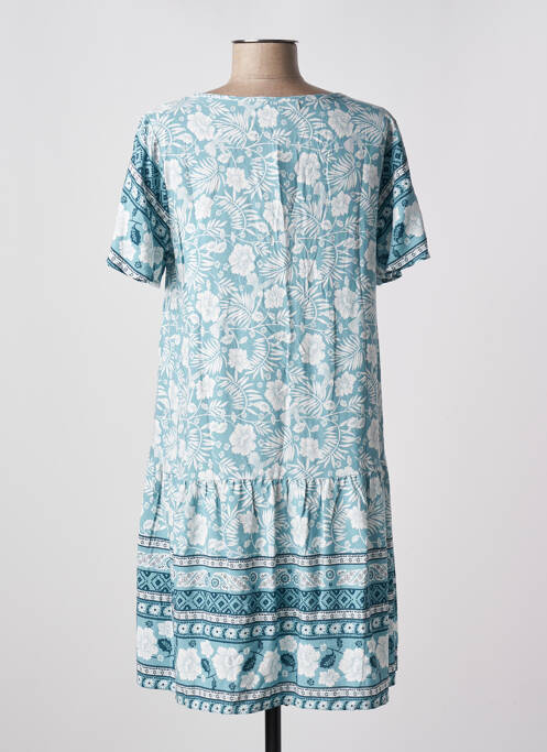 Robe courte bleu NARA pour femme