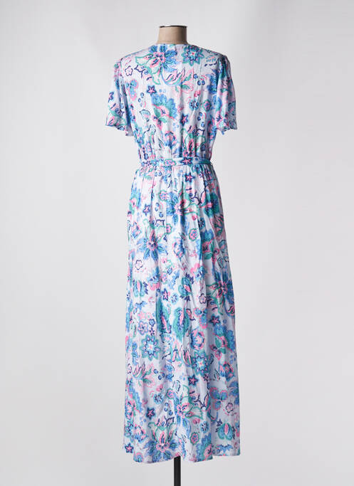 Robe longue bleu C'EST BEAU LA VIE pour femme