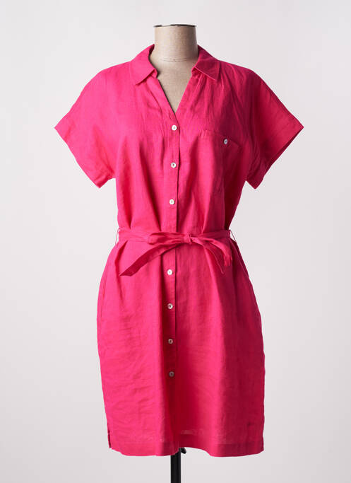 Robe mi-longue rose JULIE GUERLANDE pour femme