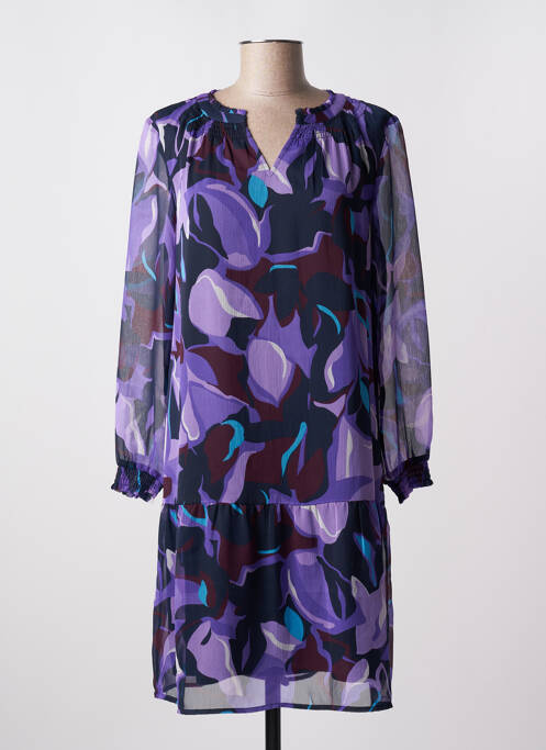 Robe mi-longue violet STREET ONE pour femme