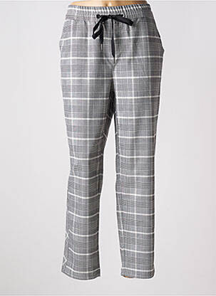 Pantalon droit taille élastique taille normale gris STREET ONE femme