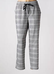 Pantalon droit taille élastique taille normale gris STREET ONE femme