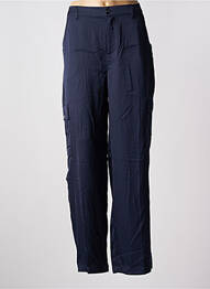 Pantalon cargo taille élastique taille normale bleu STREET ONE femme