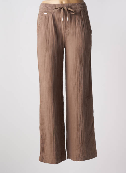 Pantalon large marron STREET ONE pour femme