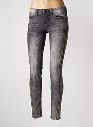 Jeans coupe slim stretch taille normale gris STREET ONE femme