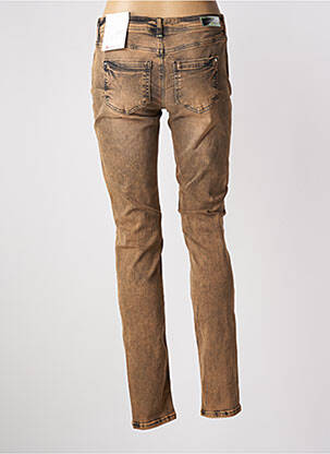 Jeans coupe slim stretch taille normale orange STREET ONE femme