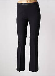 Pantalon droit noir ANNA MONTANA pour femme seconde vue