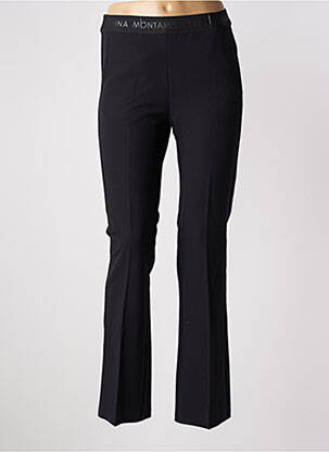 Pantalon droit noir ANNA MONTANA pour femme