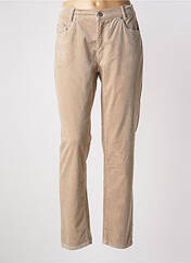 Pantalon slim beige ANNA MONTANA pour femme seconde vue