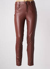 Pantalon slim marron STREET ONE pour femme seconde vue