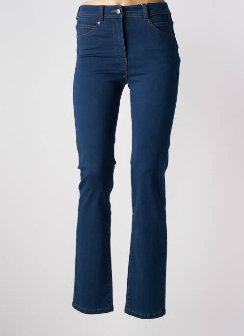 Jeans coupe droite bleu DIANE LAURY pour femme