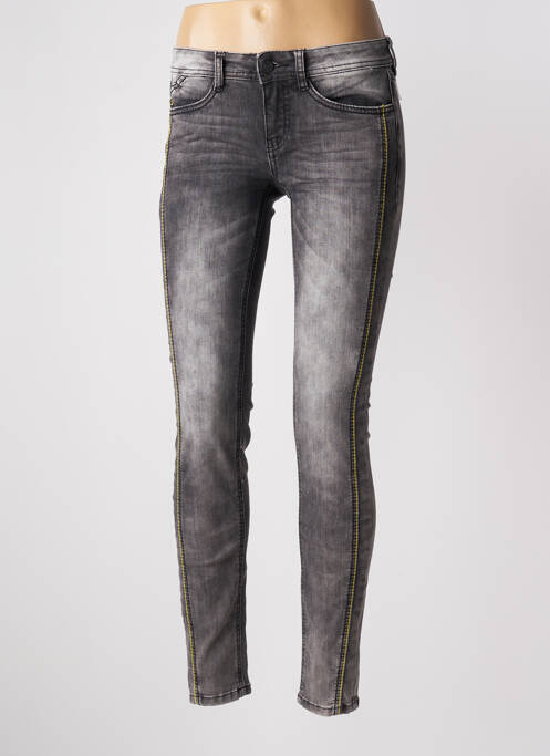 Jeans coupe slim gris STREET ONE pour femme