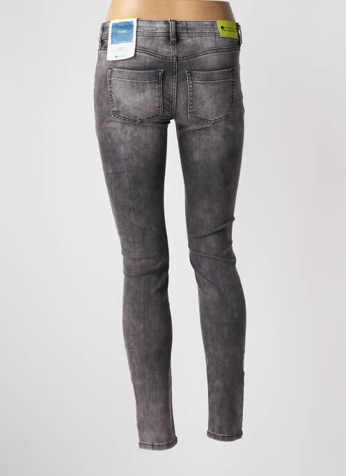 Jeans coupe slim gris STREET ONE pour femme