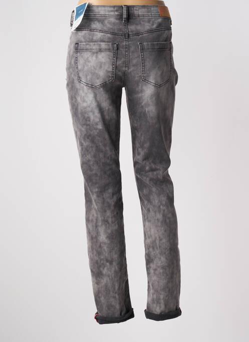 Jeans coupe slim gris STREET ONE pour femme