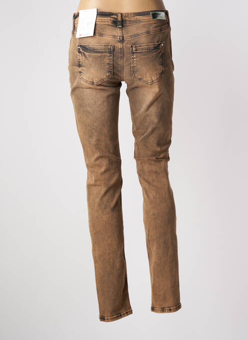 Jeans coupe slim orange STREET ONE pour femme