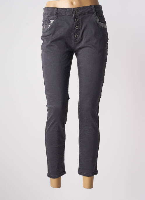 Pantalon 7/8 gris BROADWAY pour femme