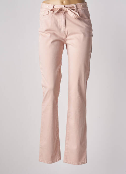 Pantalon droit rose DIANE LAURY pour femme