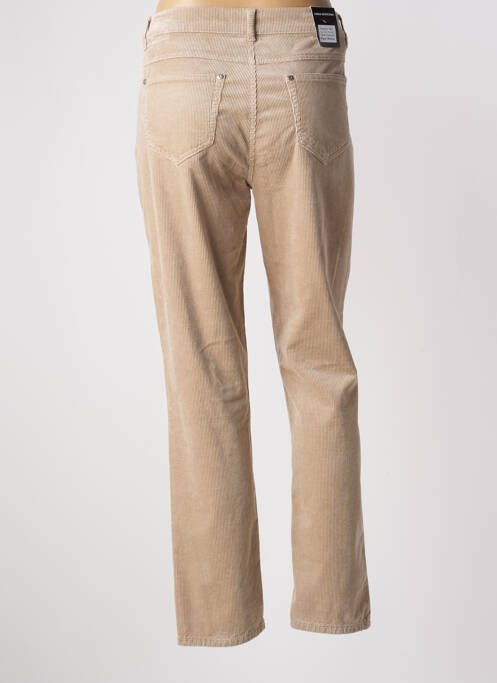 Pantalon slim beige ANNA MONTANA femme