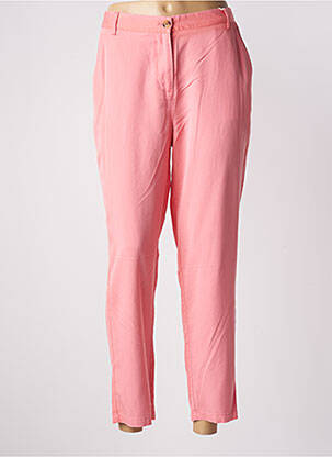 Pantalon 7/8 taille haute taille haute rose C'EST BEAU LA VIE femme