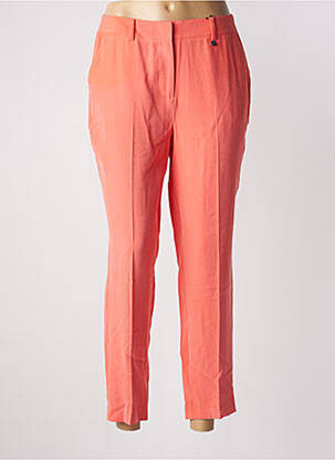 Pantalon 7/8 taille haute taille haute orange JULIE GUERLANDE femme