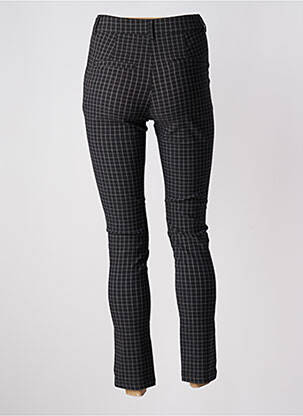 Pantalon slim taille haute taille haute noir BROADWAY femme