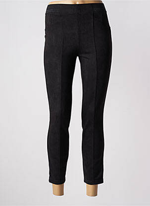 Jegging tissage suedine taille haute noir STREET ONE femme