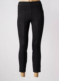 Jegging tissage suedine taille haute noir STREET ONE femme
