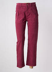 Pantalon 7/8 violet C'EST BEAU LA VIE pour femme seconde vue