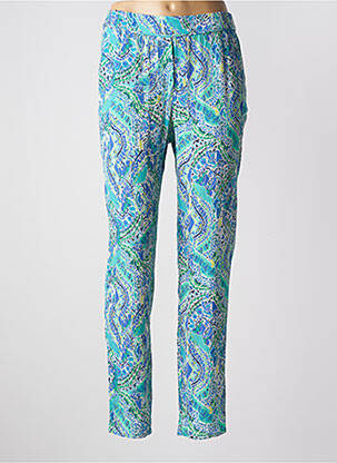 Pantalon droit bleu JULIE GUERLANDE pour femme