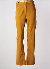 Pantalon droit jaune JULIE GUERLANDE pour femme seconde vue