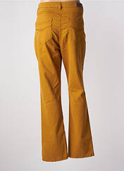 Pantalon droit jaune JULIE GUERLANDE pour femme seconde vue