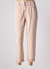 Pantalon droit rose C'EST BEAU LA VIE pour femme seconde vue