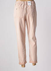 Pantalon droit rose C'EST BEAU LA VIE pour femme seconde vue