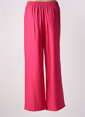 Pantalon large rose C'EST BEAU LA VIE pour femme seconde vue